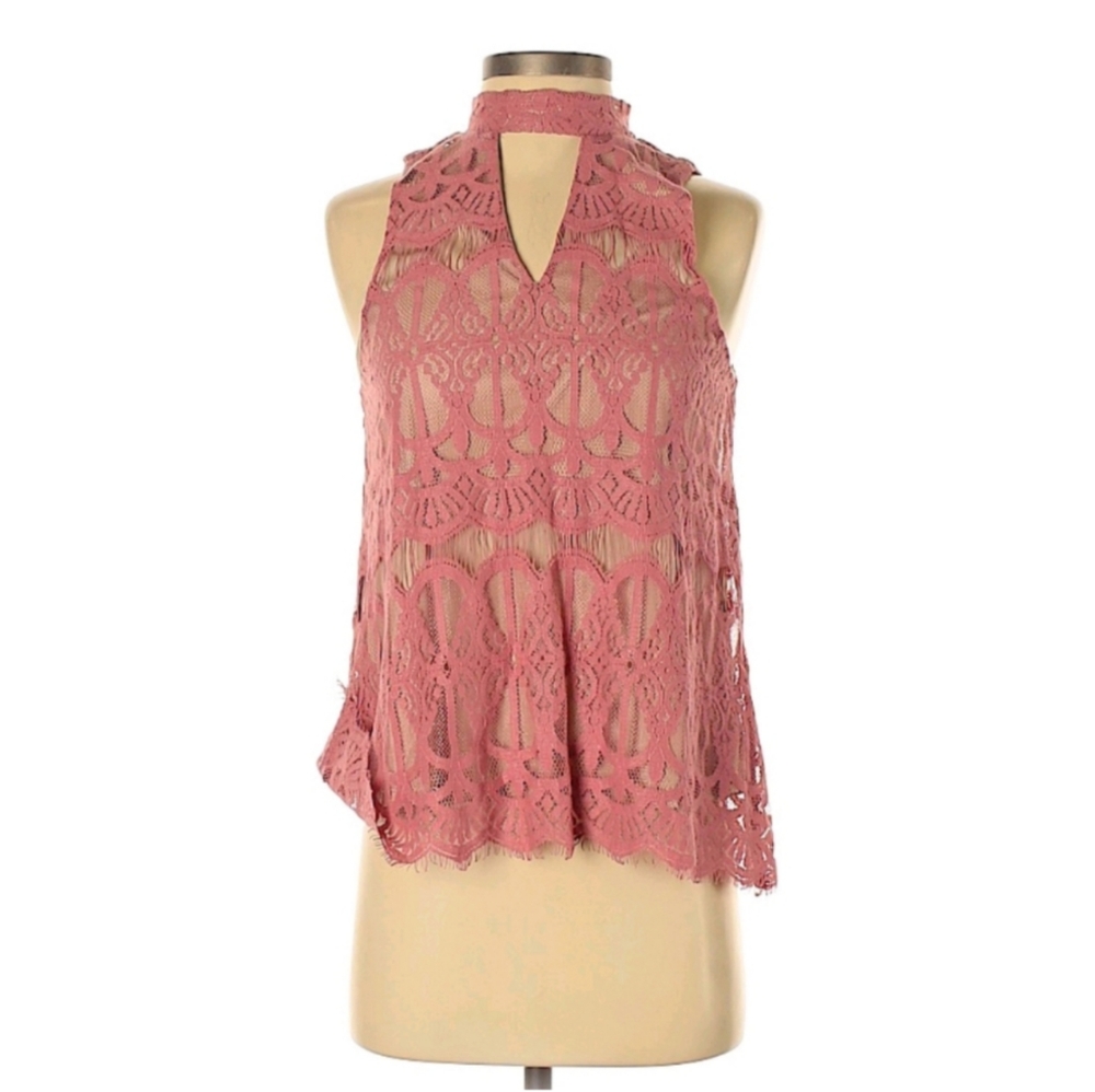 Love, Fire lace choker blouse
